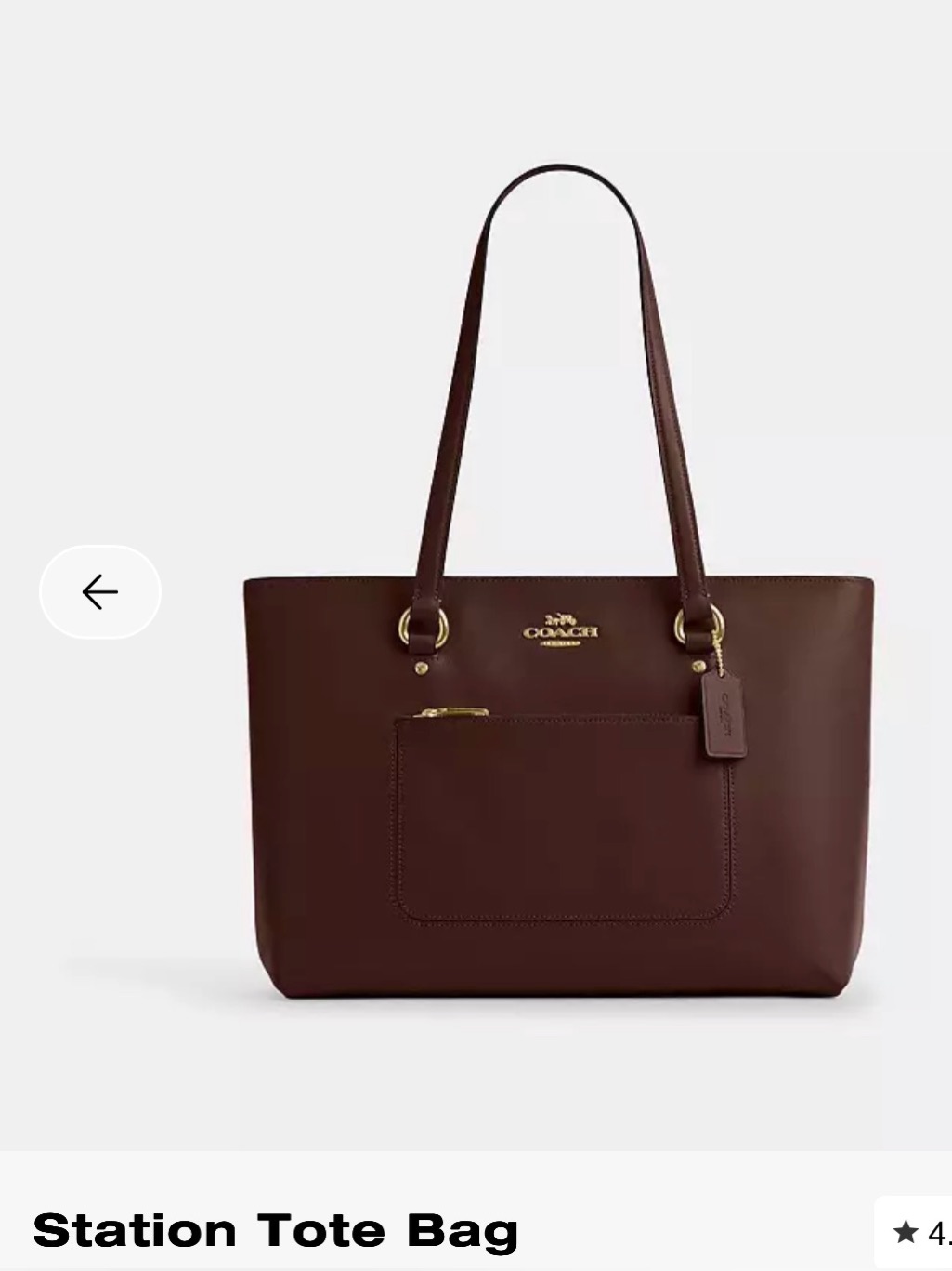 Coach Tote Bag- Black